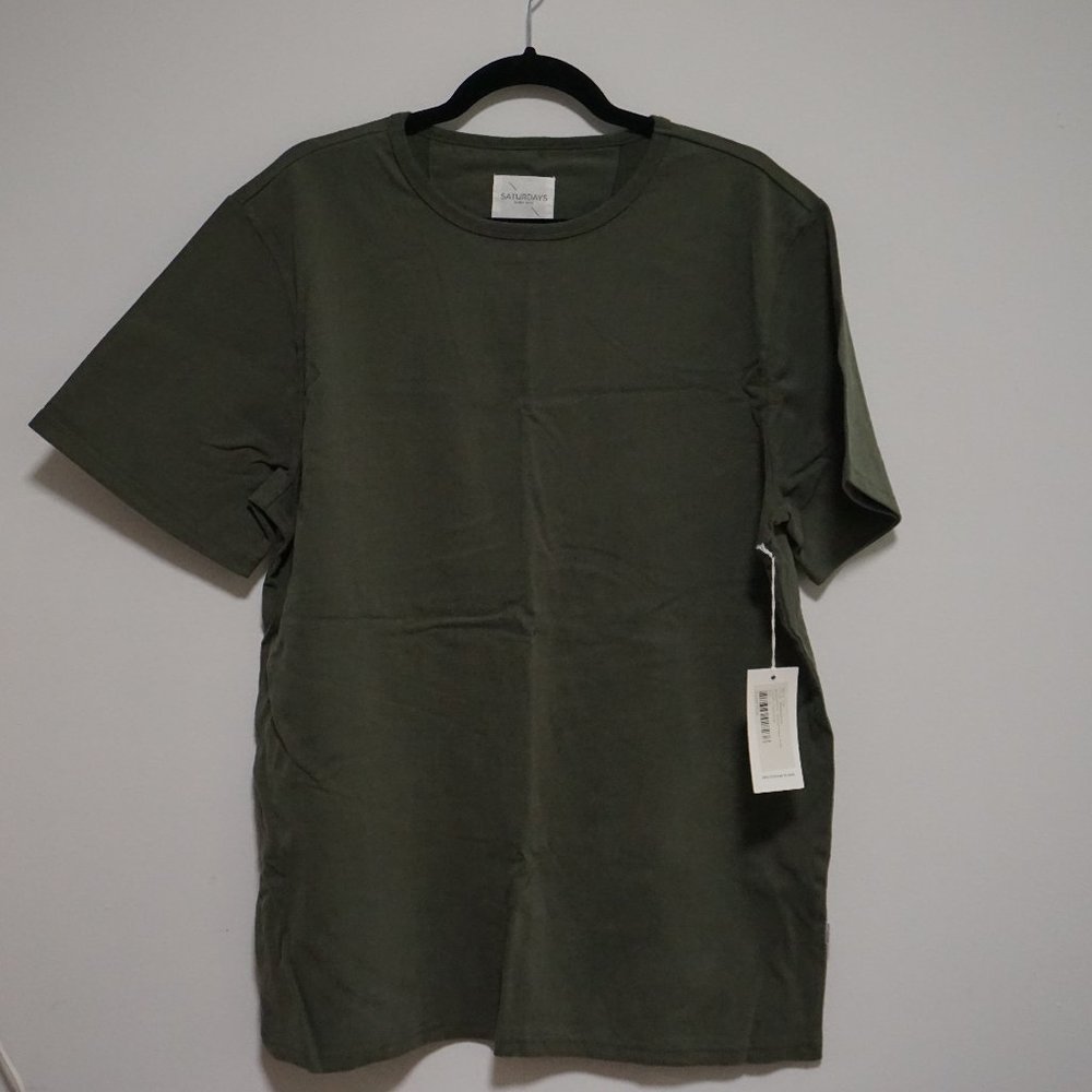 Saturdays NYC - Brandon Heavy Jersey - Dark Olive - XL